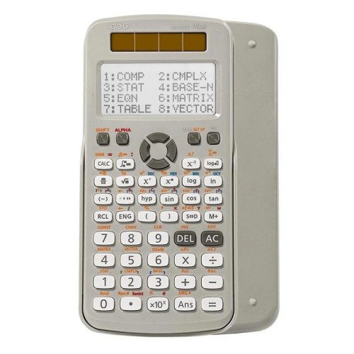 Калькулятор научный Deli ED991ES серый 10+2-разр.