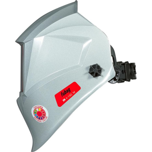 Маска сварщика Fubag IR 4-13G M филь.:хамел. кл.:1/1/1/2 см.экр.100x65мм серебристый (38439)
