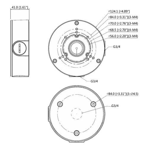 Монтажная коробка, Алюминий, IP66