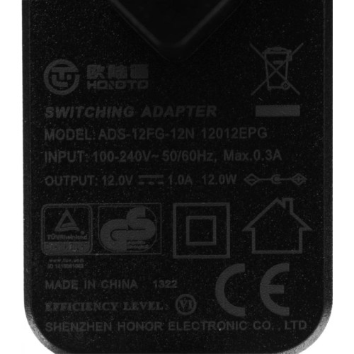 Блок питания AC/DC Hikvision ADS-12FG-12N 12012EPG 12В 12Вт