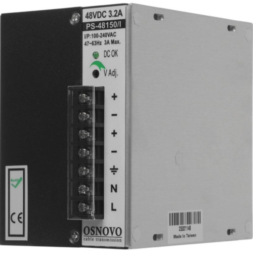 Блок питания AC/DC Osnovo PS-48150/I 45В 53В 150Вт Блок питания AC/DC Osnovo PS-48150/I 45В 53В 150Вт