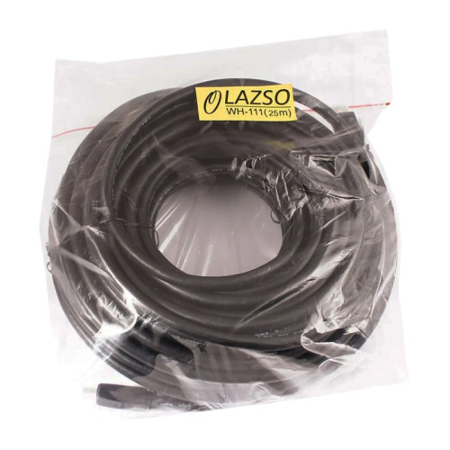 Кабель аудио-видео LAZSO WH-111 HDMI (m)/HDMI (m) 25м. позолоч.конт. черный (WH-111(25M))