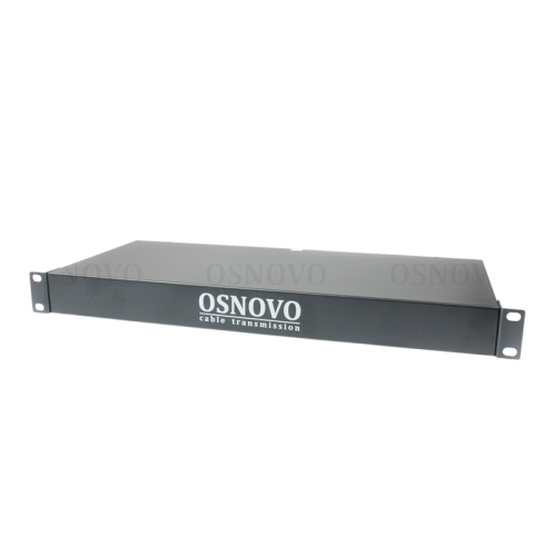 Приёмник/ OSNOVO Оптический приемник 16 каналов видео HDCVI/HDTVI/AHD/CVBS и 1 двунаправленного канала управления (RS485/полудуплекс) по одномодовому оптоволокну до 20км