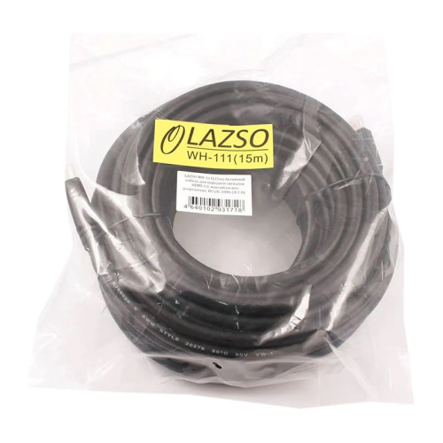 LAZSO Активный кабель для передачи сигналов HDMI 2.0, максимальное разрешение 4Кх2К, 60Hz (4:2:0)