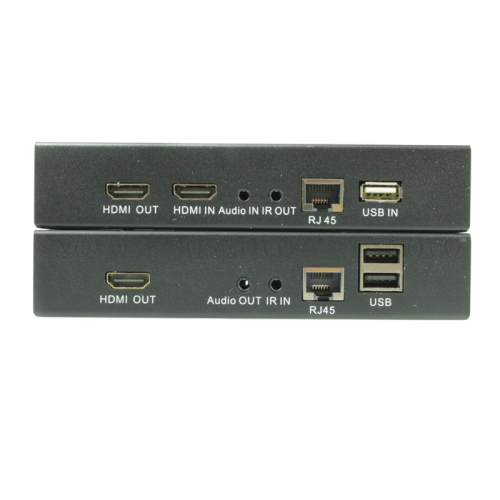 Комплект/ TLN-HiKM2+RLN-HiKM2 Комплект для передачи HDMI, 2хUSB(клавиатура+мышь) и ИК управления по сети Ethernet. Расстояние передачи 