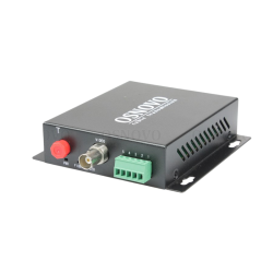 Приёмник/ OSNOVO  Оптический передатчик 1 канала видео HDCVI/HDTVI/AHD/CVBS и 1 двунаправленного канала управления (RS485/полудуплекс) по одномодовому оптоволокну до 20км