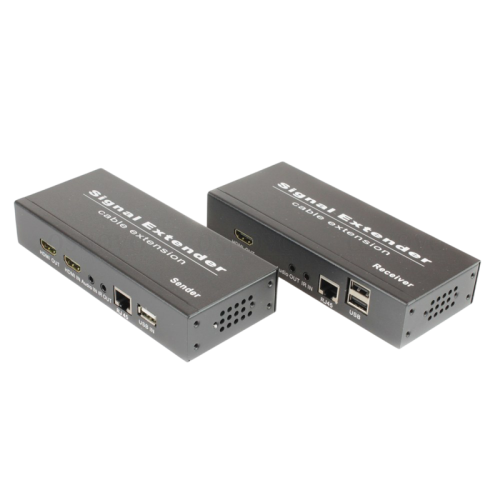 Комплект/ OSNOVO Комплект для передачи HDMI, USB, аудио, RS232 и ИК управления по сети Ethernet. Расстояние передачи 