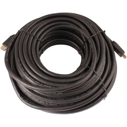 Кабель аудио-видео LAZSO WH-111 HDMI (m)/HDMI (m) 25м. позолоч.конт. черный (WH-111(25M))