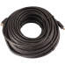 Кабель аудио-видео LAZSO WH-111 HDMI (m)/HDMI (m) 25м. позолоч.конт. черный (WH-111(25M))