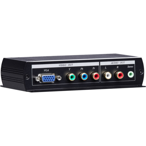 Преобразователь/ SC&T HVY01 Преобразователь HDMI (1.3) в VGA или компонентный видеосигнал и стерео аудиосигнал. Преобразователь/ SC&T HVY01 Преобразователь HDMI (1.3) в VGA или компонентный видеосигнал и стерео аудиосигнал.