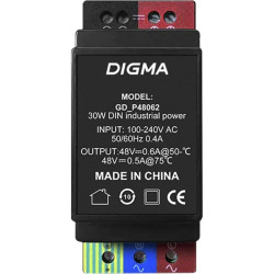 Блок питания AC/DC Digma DPS48030 48В 30Вт