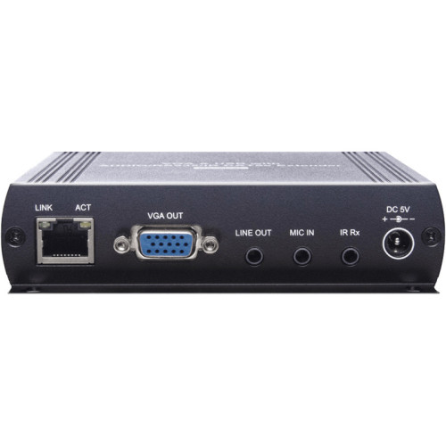 Комплект/ SC&T VKM04 Комплект (приёмник и передатчик) для передачи VGA, 4xUSB2.0, RS232, Стерео Аудио и ИК-управление на расстояние до 120м(CAT5e)/140м(CAT6).