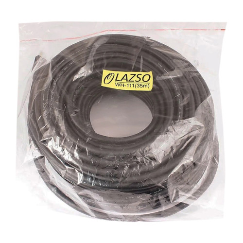 Кабель аудио-видео LAZSO WH-111 HDMI (m)/HDMI (m) 35м. позолоч.конт. черный (WH-111(35M))
