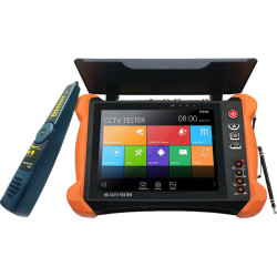 Tezter TIP-HOL-MT-8 Универсальный монитор-тестер AHD/CVI/TVI/CVBS/SDI и IP-видеосистем. (Базовая модель + мультиметр + измеритель оптич. мощности + тестер оптич. линий + кабельный рефлектометр BNC + детектор кабельной трассы).