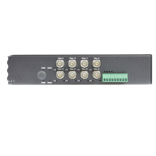 Приёмник/ OSNOVO Оптический передатчик 16 каналов видео HDCVI/HDTVI/AHD/CVBS и 1 двунаправленного канала управления (RS485/полудуплекс) по одномодовому оптоволокну до 20км