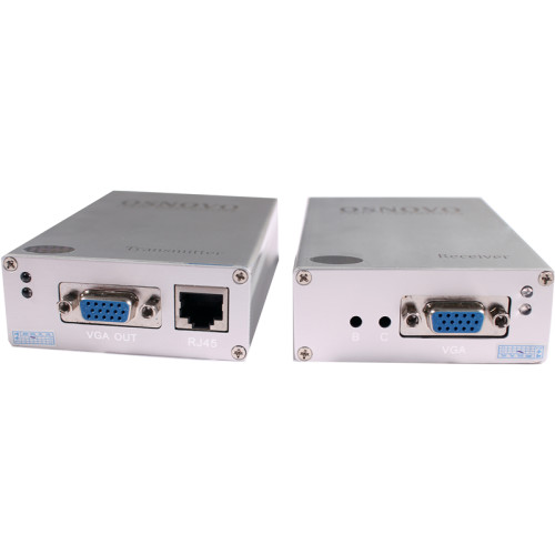 OSNOVO Комплект (передатчик+приёмник) для передачи VGA и аудиосигнала по кабелю UTP CAT5 до 100м