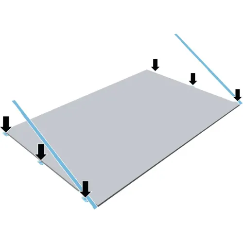 Аксессуар для встраиваемой техники NEFF/ Аксессуар для встраиваемой техники NEFF, Flex Design Kit 52.6 cm Metallic silver, набор для декорирования встраиваемой техники, боковые грани, подходит для техники серии N90 и N70, цвет серебристый металлик