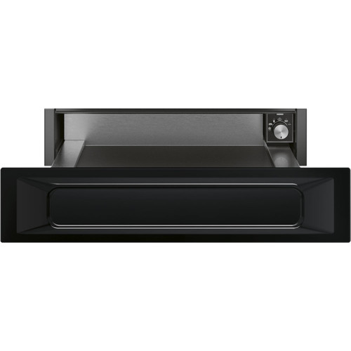 Встраиваемые принадлежности SMEG/ Victoria, подогреватель посуды, 60 см, высота 14 см, черный, открывание PUSH