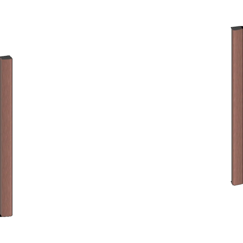 Аксессуар для встраиваемой техники NEFF/ Аксессуар для встраиваемой техники NEFF, набор для декорирования встраиваемой СВЧ (38см), боковые грани, подходит для техники серии N90 и N70, цвет матовая бронза