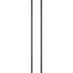 Аксессуар для встраиваемой техники NEFF/ Аксессуар для встраиваемой техники NEFF, Flex Design Kit 52.6 cm Deep black, набор для декорирования встраиваемой техники, боковые грани, подходит для техники серии N90 и N70, цвет черный