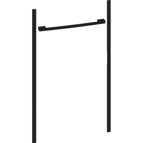 Аксессуар для встраиваемой техники NEFF/ Аксессуар для встраиваемой техники NEFF, набор для бесшовного соединения духового шкафа (60см) и СВЧ (38см) , боковые грани и ручка, подходит для техники серии N90 и N70, цвет черный