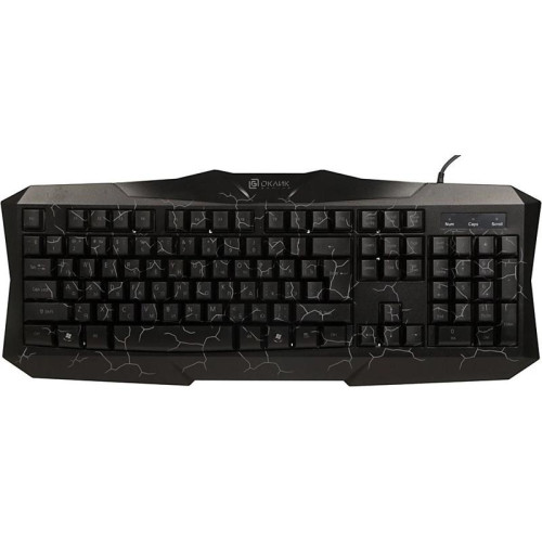 Комплект Oklick HS-HKM100G IMPERIAL (клавиатура, мышь, гарнитура) черный (489352)