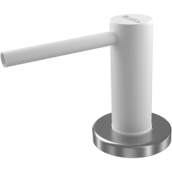 Дозатор RIVELATO, объем емкости для жидкого мыла 250 мл, отверстие для монтажа d-35 мм, цвет иней