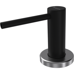 Дозатор RIVELATO, объем емкости для жидкого мыла 250 мл, отверстие для монтажа d-35 мм, цвет антрацит