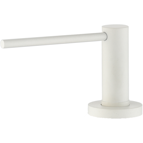 Дозатор RIVELATO, объем емкости для жидкого мыла 410 мл, отверстие для монтажа d-35 мм, цвет белый