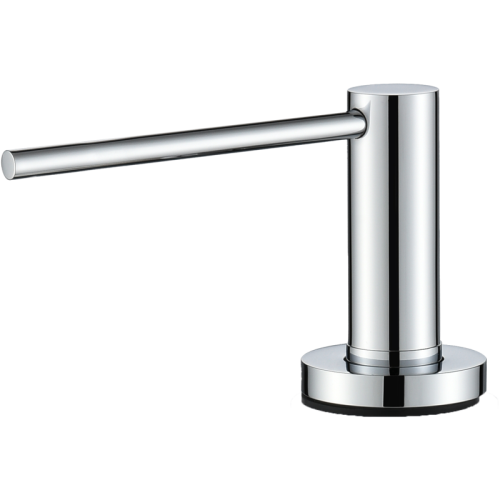 Дозатор RIVELATO, объем емкости для жидкого мыла 410 мл, отверстие для монтажа d-35 мм, цвет хром