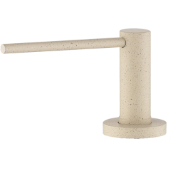 Дозатор RIVELATO, объем емкости для жидкого мыла 410 мл, отверстие для монтажа d-35 мм, цвет бежевый