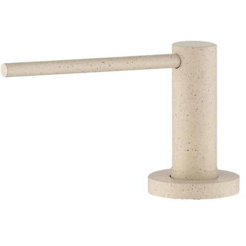 Дозатор RIVELATO, объем емкости для жидкого мыла 410 мл, отверстие для монтажа d-35 мм, цвет бежевый