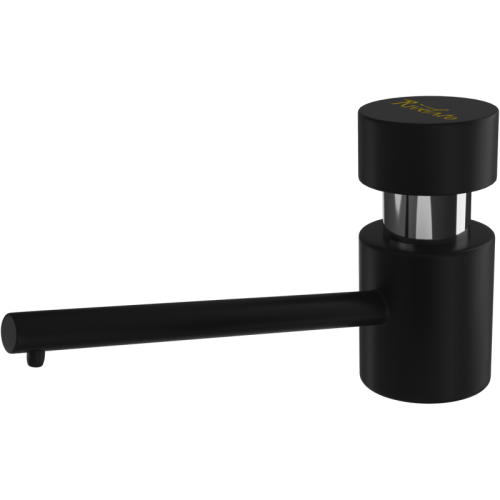 Дозатор RIVELATO, объем емкости для жидкого мыла 500 мл, отверстие для монтажа d-35 мм, цвет антрацит