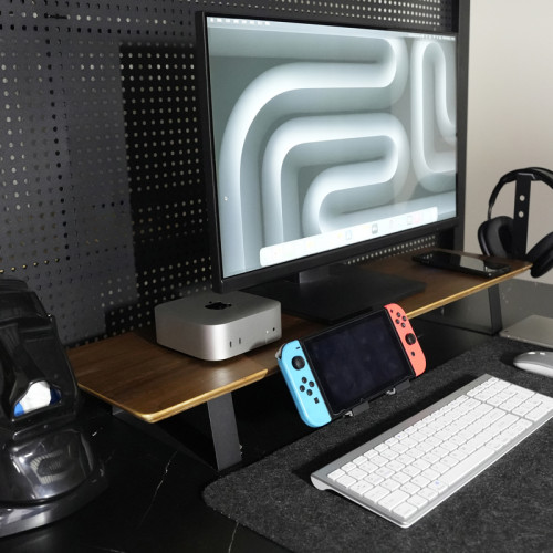 Подставка под монитор/ Monitor Stand GEEK NOOK Focus Station 85x9x23 cm, Walnut