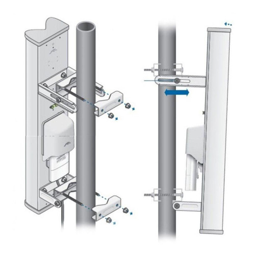 Антенна Ubiquiti AirMax Sector 5G-17-90 Секторная антенна для базовых станций, 5 ГГц, 17 дБи, 90°  (020902)