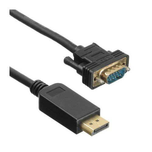 Кабель аудио-видео Buro 1.1v DisplayPort (m)/VGA (m) 3м. позолоч.конт. черный (BHP DPP_VGA-3)