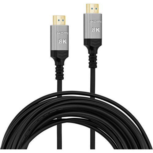 Кабель аудио-видео Digma HDMI 2.1 AOC HDMI (m)/HDMI (m) 10м. позолоч.конт. черный (HDMI-AOC2.1-10)