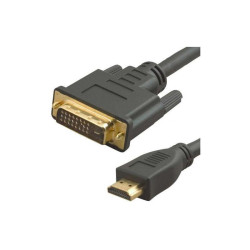 Кабель аудио-видео Lazso WH-141 HDMI (m)/DVI-D (m) 15м. позолоч.конт. черный (WH-141(15M))