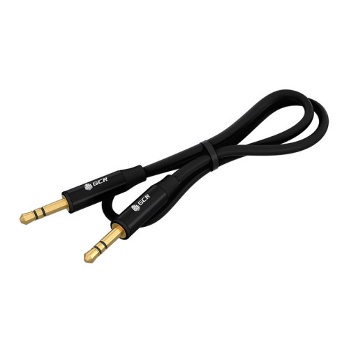 GCR Кабель 1.0m аудио jack 3.5mm/jack 3.5mm черный, GOLD, AL case черный, M/M, GCR-53496 GCR Кабель 1.0m аудио jack 3.5mm/jack 3.5mm черный, GOLD, AL case черный, M/M, GCR-53496