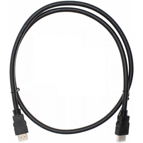 Кабель аудио-видео Cactus CS-HDMI.1.4-1 HDMI (m)/HDMI (m) 1м. позолоч.конт. черный