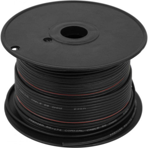 Кабель Premier RG-174/U BC BK 100м. черный (20-100 100)