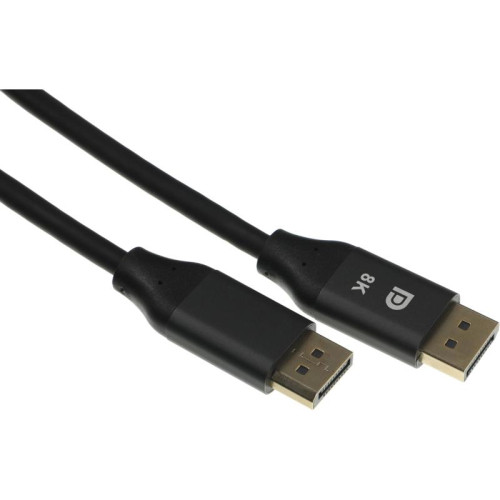 Кабель аудио-видео Cactus CS-DP-DP-1.4-2 DisplayPort (m)/DisplayPort (m) 2м. позолоч.конт. черный