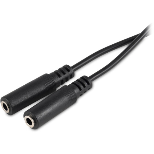 Адаптер аудио Buro BU-2XJACK-JACK 2xJack 3.5 (f)/Jack 3.5 (m) 0.2м. черный