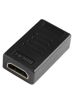 Адаптер аудио-видео Buro HDMI (f)/HDMI (f) позолоч.конт. черный (BHP-ADP-HDMI-2.0)