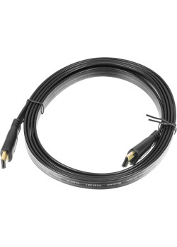 Кабель аудио-видео Buro HDMI 1.4 Flat HDMI (m)/HDMI (m) 2м. черный (BHP HDMI 2)
