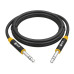 GCR Кабель 15.0m аудио STEREO jack 6,35mm/jack 6,35mm черный, AL case черный, желтая окантовка, M/M, GCR-53429 GCR Кабель 15.0m аудио STEREO jack 6,35mm/jack 6,35mm черный, AL case черный, желтая окантовка, M/M, GCR-53429