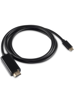 Кабель-переходник аудио-видео Buro USB Type-C (m)/HDMI (m) 1.5м. черный (BU-TYPEC-HDMI-1.5M)
