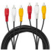 Кабель соединительный аудио-видео Buro 3хRCA (m)/3хRCA (m) 5м. черный (BAAC027-5) Кабель соединительный аудио-видео Buro 3хRCA (m)/3хRCA (m) 5м. черный (BAAC027-5)