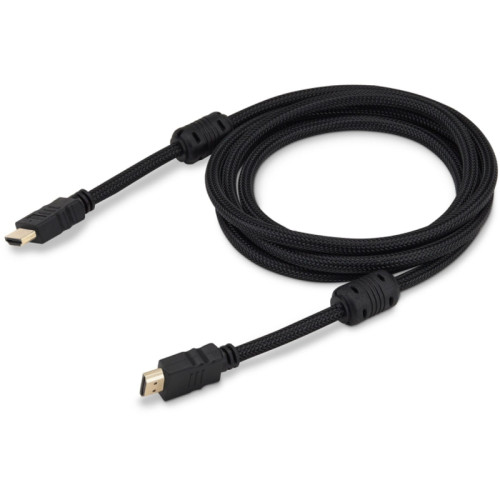 Кабель аудио-видео Buro HDMI (m)/HDMI (m) 1м. феррит.кольца позолоч.конт. черный (HDMI-V1.4-1MC)