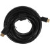 Кабель аудио-видео Buro BU-HDMI-v1.4-10M-FF HDMI (m)/HDMI (m) 10м. феррит.кольца черный